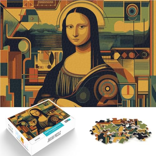 Puzzle für Erwachsene und Jugendliche 1000 Teile Mona Lisa in der geometrischen Kunst Aus Karton Geeignet für Personen ab 14 Jahren Anti-Stress-Familienspiel schwierige Herausforderung Geschenkideen。 Puzzle für Erwachsene und Jugendliche 1000 Teile Mona Lisa in der geometrischen Kunst Aus Karton Geeignet für Personen ab 14 Jahren Anti-Stress-Familienspiel schwierige Herausforderung Geschenkideen。 von ZONGJX