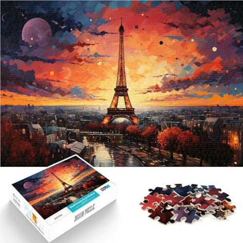 Puzzle für Erwachsene und Jugendliche 1000 Teile Paris bei Sonnenuntergang Aus Karton Geeignet für Personen ab 14 Jahren Zusammenbau des Modells Geschenkspielzeug。Größe:26x38cm/10.2x14.9Zoll Puzzle für Erwachsene und Jugendliche 1000 Teile Paris bei Sonnenuntergang Aus Karton Geeignet für Personen ab 14 Jahren Zusammenbau des Modells Geschenkspielzeug。Größe:26x38cm/10.2x14.9Zoll von ZONGJX