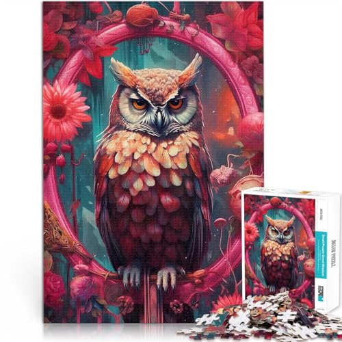 Schweres Puzzle für Erwachsene, 1000 Teile Niedliches Eulenporträt Aus Karton ab 14 Jahren Lustige Spiele Lustige Aktivitäten für zu Hause, Geburtstagsgeschenke, Reisegeschenke。Größe:38x52cm Schweres Puzzle für Erwachsene, 1000 Teile Niedliches Eulenporträt Aus Karton ab 14 Jahren Lustige Spiele Lustige Aktivitäten für zu Hause, Geburtstagsgeschenke, Reisegeschenke。Größe:38x52cm von ZONGJX