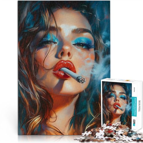 für Erwachsene 1000 Teile Puzzle Beauty Portrait Aus Karton für Kinder ab 14 Jahren Lernspiele, Heimdekorationsspiel. Spiele Spielzeug Geschenk。Größe:38x52cm/14.9x20.4Zoll für Erwachsene 1000 Teile Puzzle Beauty Portrait Aus Karton für Kinder ab 14 Jahren Lernspiele, Heimdekorationsspiel. Spiele Spielzeug Geschenk。Größe:38x52cm/14.9x20.4Zoll von ZONGJX