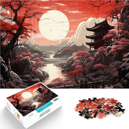für Erwachsene 1000-Teile-Puzzle japanische Landschaft Aus Holz Geeignet für Kinder ab 14 Jahren Lernspielzeug-Herausforderung Tolle Geschenke und Spielzeuge。Größe:50x75cm/19.6x29.5Zoll für Erwachsene 1000-Teile-Puzzle japanische Landschaft Aus Holz Geeignet für Kinder ab 14 Jahren Lernspielzeug-Herausforderung Tolle Geschenke und Spielzeuge。Größe:50x75cm/19.6x29.5Zoll von ZONGJX