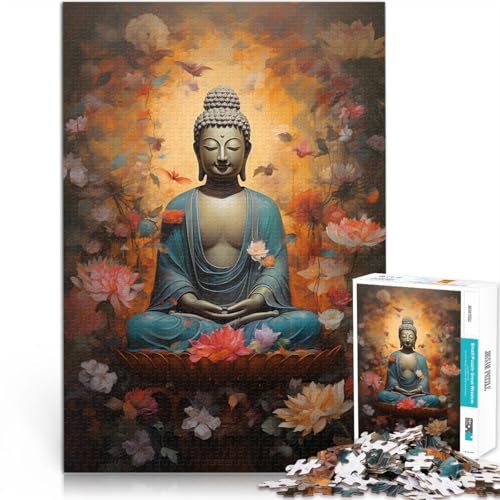für Erwachsene 1000-teiliges Puzzle Buddha-Gemälde Aus Holz ab 14 Jahren Analyse und Logik Geburtstagsgeschenke。Größe:50x75cm/19.6x29.5Zoll für Erwachsene 1000-teiliges Puzzle Buddha-Gemälde Aus Holz ab 14 Jahren Analyse und Logik Geburtstagsgeschenke。Größe:50x75cm/19.6x29.5Zoll von ZONGJX