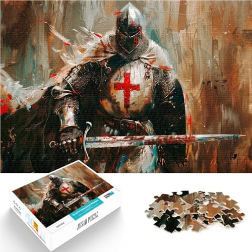 für Erwachsene 1000-teiliges Puzzle Verteidiger des Glaubens Aus Holz ab 14 Jahren Anspruchsvolles Spiel und Familienspiel tolles Größe：50x75cm/19.6x29.5Zoll von ZONGJX