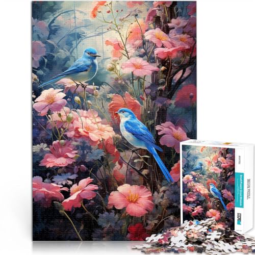 für Erwachsene 1000-teiliges Puzzle Vogelgezwitscher und Blumen Aus Karton ab 14 Jahren Heimdekoration Schenkung von Kunstwerken。Größe:26x38cm/10.2x14.9Zoll für Erwachsene 1000-teiliges Puzzle Vogelgezwitscher und Blumen Aus Karton ab 14 Jahren Heimdekoration Schenkung von Kunstwerken。Größe:26x38cm/10.2x14.9Zoll von ZONGJX