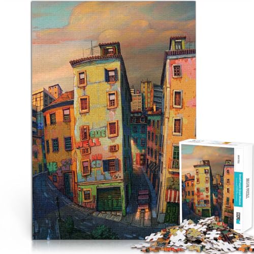 für Erwachsene Puzzles 1000 Teile Puzzles Innenstadtstraße Aus Karton für und ab 14 Jahren Intellektuelles Spiel Lustiges Geschenk für die ganze Familie。Größe:26x38cm/10.2x14.9Zoll für Erwachsene Puzzles 1000 Teile Puzzles Innenstadtstraße Aus Karton für und ab 14 Jahren Intellektuelles Spiel Lustiges Geschenk für die ganze Familie。Größe:26x38cm/10.2x14.9Zoll von ZONGJX