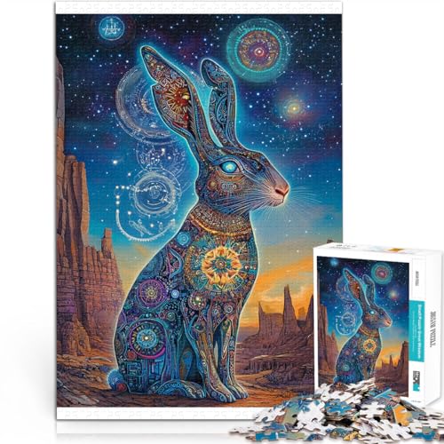 für Erwachsene1000-Teile-Puzzles Farbiger Hase Aus Karton Geeignet für Kinder ab 14 Jahren Lernspiele Wichtelgeschenke。Größe:26x38cm/10.2x14.9Zoll für Erwachsene1000-Teile-Puzzles Farbiger Hase Aus Karton Geeignet für Kinder ab 14 Jahren Lernspiele Wichtelgeschenke。Größe:26x38cm/10.2x14.9Zoll von ZONGJX