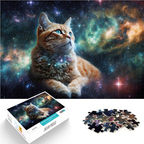 für Erwachsene1000-Teile-Puzzles Kosmische Weltraumkatze Aus Karton Geeignet für Kinder ab 14 Jahren pädagogische Herausforderung Lustige Aktivitäten für zu Hause, Geburtstagsgeschenke。 für Erwachsene1000-Teile-Puzzles Kosmische Weltraumkatze Aus Karton Geeignet für Kinder ab 14 Jahren pädagogische Herausforderung Lustige Aktivitäten für zu Hause, Geburtstagsgeschenke。 von ZONGJX