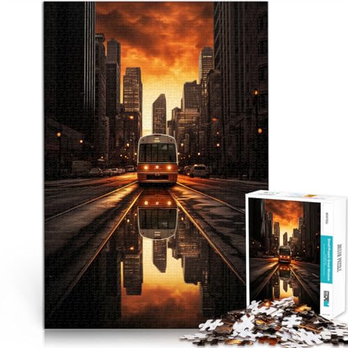 für Erwachsene1000-Teile-Puzzles Skyline der Stadt Aus Karton Geeignet für Kinder ab 14 Jahren Wanddekoration Weihnachtsgeburtstagsgeschenk。Größe:26x38cm/10.2x14.9Zoll für Erwachsene1000-Teile-Puzzles Skyline der Stadt Aus Karton Geeignet für Kinder ab 14 Jahren Wanddekoration Weihnachtsgeburtstagsgeschenk。Größe:26x38cm/10.2x14.9Zoll von ZONGJX