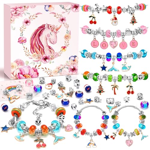ZOOI Geschenke für Mädchen, Mädchen Geschenke 5-12 Jahre, Einschulung Mädchen, Bastelset Kinder ab 6 Jahre Armbänder Selber Machen Spielzeug ab 4 Jahre Junge Schmuck Basteln Mädchen 8 10 Jahre von ZOOI