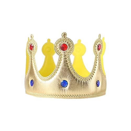 ZOOMPIL Geburtstag Party Kronen Hut, King Crown Hat, Tuch Krone mit Strass, für Kinder Geburtstagsparty, Cosplay Stirnbänder ZOOMPIL Geburtstag Party Kronen Hut, King Crown Hat, Tuch Krone mit Strass, für Kinder Geburtstagsparty, Cosplay Stirnbänder von ZOOMPIL