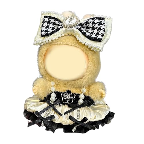 Kaninchen Kleidung Zubehör,Kaninchen Kleidung für Puppe, Kaninchen-Zubehör für Puppe, Bekleidung für 17cm Kaninchen Plüsch, Kleidung für die Kaninchen-Plüsch Toy(ohne Puppe) (G) von ZOPBA