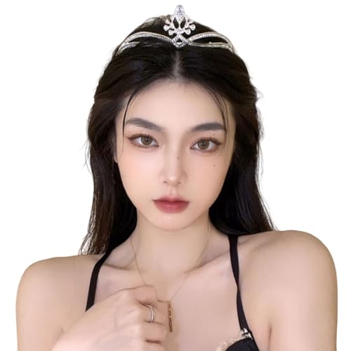 Verstellbare Prinzessinnenkronen mit glitzernden Strasssteinen, Haardekor, geeignet für Geburtstagsfeiern, Hochzeiten und Cosplay-Stirnband Verstellbare Prinzessinnenkronen mit glitzernden Strasssteinen, Haardekor, geeignet für Geburtstagsfeiern, Hochzeiten und Cosplay-Stirnband von ZORESCOLEO