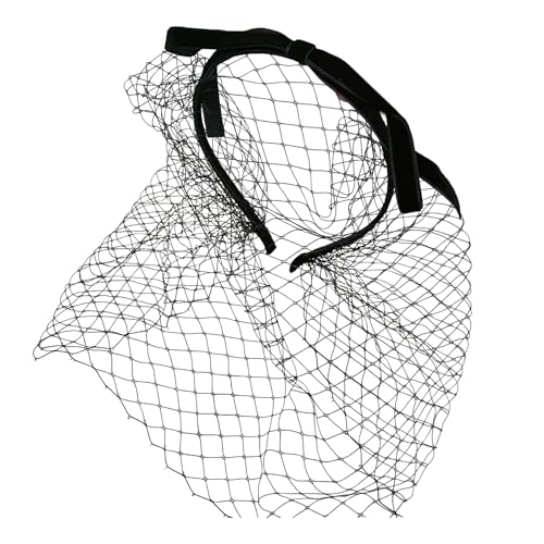 Vintage-Schleier-Haarband für Damen, 1920er-Jahre-Kostüm-Requisiten, Haarband für formelle Partys und modische Frauen, Halloween-Fascinator von ZORESCOLEO