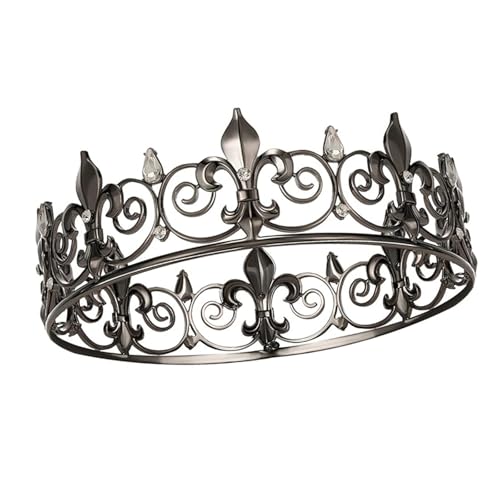 ZORESCOLEO Blingbling Haarreifen für Herren, Geburtstagsparty, eleganter Kuchen, Wassertropfen, Kristallkönig, Kopfbedeckung, Kostüm ZORESCOLEO Blingbling Haarreifen für Herren, Geburtstagsparty, eleganter Kuchen, Wassertropfen, Kristallkönig, Kopfbedeckung, Kostüm von ZORESCOLEO