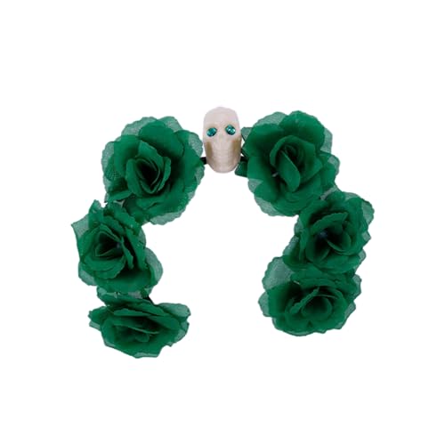 ZORESCOLEO Einzigartiger Kristall-Kopfschmuck, Rosen-Stirnbänder, Blume, für Karneval, Party, Kostüm, Kopfschmuck, Totenkopf-Accessoire ZORESCOLEO Einzigartiger Kristall-Kopfschmuck, Rosen-Stirnbänder, Blume, für Karneval, Party, Kostüm, Kopfschmuck, Totenkopf-Accessoire von ZORESCOLEO