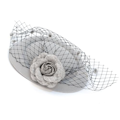 ZORESCOLEO Stilvolle Tüll-Kopfbedeckung für Damen, Zylinderhut, Kopfschmuck für Partys und Hochzeitsfeiern, Kostümzubehör ZORESCOLEO Stilvolle Tüll-Kopfbedeckung für Damen, Zylinderhut, Kopfschmuck für Partys und Hochzeitsfeiern, Kostümzubehör von ZORESCOLEO
