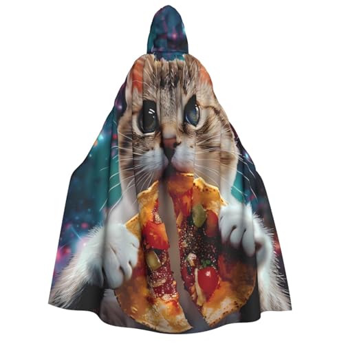 ZORIN Halloween-Umhang mit Kapuze, 150 cm, Katzenfutter, ausgefallener Umhang mit Kapuze, Umhang für Halloween, Weihnachten, Kostüm, Sensenmann, Vampir-Party, Teufel, Hexe, Zauberer, Cosplay ZORIN Halloween-Umhang mit Kapuze, 150 cm, Katzenfutter, ausgefallener Umhang mit Kapuze, Umhang für Halloween, Weihnachten, Kostüm, Sensenmann, Vampir-Party, Teufel, Hexe, Zauberer, Cosplay von ZORIN