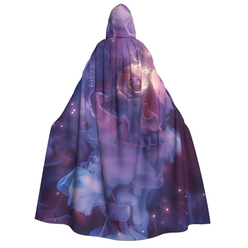 ZORIN Halloween-Umhang mit Kapuze, 150 cm, Rauchschädel schwimmend, ausgefallener Umhang mit Kapuze, Umhang für Halloween, Weihnachten, Kostüm, Sensenmann, Vampir-Party, Teufel, Hexe, Zauberer ZORIN Halloween-Umhang mit Kapuze, 150 cm, Rauchschädel schwimmend, ausgefallener Umhang mit Kapuze, Umhang für Halloween, Weihnachten, Kostüm, Sensenmann, Vampir-Party, Teufel, Hexe, Zauberer von ZORIN