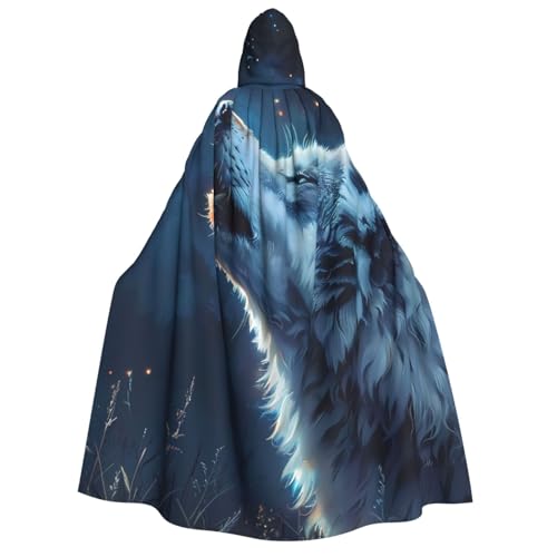 ZORIN Halloween-Umhang mit Kapuze, 150 cm, Wolf, Sternenhimmel, Schmetterling, ausgefallener Umhang mit Kapuze, Umhang für Halloween, Weihnachten, Kostüm, Sensenmann, Vampir-Party, Teufel, Hexe ZORIN Halloween-Umhang mit Kapuze, 150 cm, Wolf, Sternenhimmel, Schmetterling, ausgefallener Umhang mit Kapuze, Umhang für Halloween, Weihnachten, Kostüm, Sensenmann, Vampir-Party, Teufel, Hexe von ZORIN