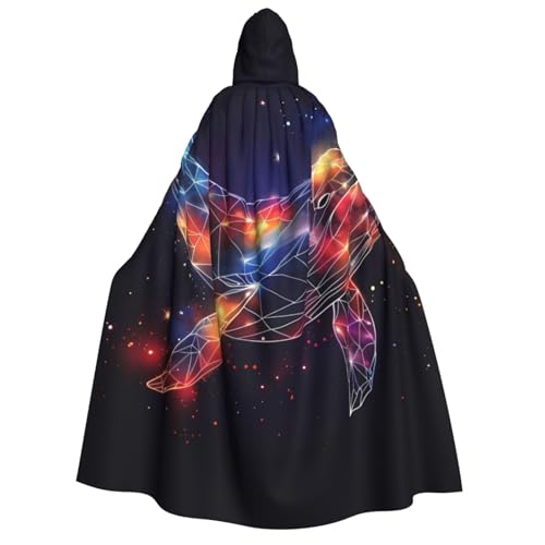 ZORIN Halloween-Umhang mit Kapuze, 150 cm, geometrischer Wal, Sternenhimmel, ausgefallener Umhang mit Kapuze, Umhang für Halloween, Weihnachten, Kostüm, Sensenmann, Vampir-Party, Teufel, Hexe ZORIN Halloween-Umhang mit Kapuze, 150 cm, geometrischer Wal, Sternenhimmel, ausgefallener Umhang mit Kapuze, Umhang für Halloween, Weihnachten, Kostüm, Sensenmann, Vampir-Party, Teufel, Hexe von ZORIN