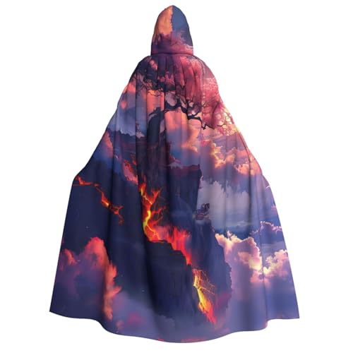 ZORIN Kapuzenumhang, Halloween-Kostüm, 149,9 cm, Bademantel mit Kapuze, Sonnenschein, Flamme, Traumwolke, Uni, Kostüm-Umhang für Halloween, Weihnachten, Cosplay-Party ZORIN Kapuzenumhang, Halloween-Kostüm, 149,9 cm, Bademantel mit Kapuze, Sonnenschein, Flamme, Traumwolke, Uni, Kostüm-Umhang für Halloween, Weihnachten, Cosplay-Party von ZORIN