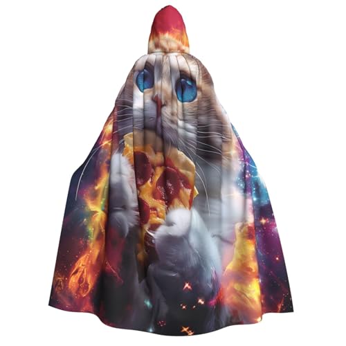 ZORIN Kapuzenumhang, Halloween-Kostüm, 149,9 cm, Bademantel mit Kapuze, Universum, Katzenfutter, Uni, Fasching, Umhang für Halloween, Weihnachten, Cosplay, Party ZORIN Kapuzenumhang, Halloween-Kostüm, 149,9 cm, Bademantel mit Kapuze, Universum, Katzenfutter, Uni, Fasching, Umhang für Halloween, Weihnachten, Cosplay, Party von ZORIN