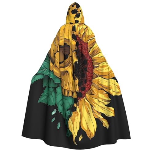 ZORIN Kapuzenumhang, Halloween-Kostüm, 149,9 cm, Bademantel mit Kapuze, gelber Sonnenblumentopf, Uni, Kostüm-Umhang für Halloween, Weihnachten, Cosplay-Party ZORIN Kapuzenumhang, Halloween-Kostüm, 149,9 cm, Bademantel mit Kapuze, gelber Sonnenblumentopf, Uni, Kostüm-Umhang für Halloween, Weihnachten, Cosplay-Party von ZORIN