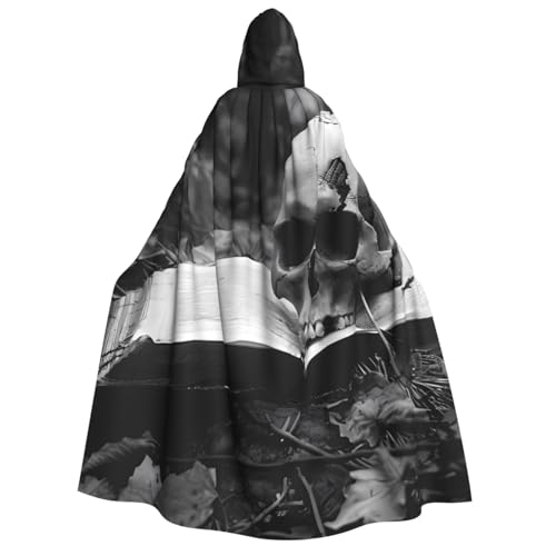 ZORIN Kapuzenumhang, Halloween-Kostüm, 149,9 cm, Robe mit Kapuze, Buch, Holz, Blatt, Totenkopf, Uni, Fasching, Umhang für Halloween, Weihnachten, Cosplay, Party ZORIN Kapuzenumhang, Halloween-Kostüm, 149,9 cm, Robe mit Kapuze, Buch, Holz, Blatt, Totenkopf, Uni, Fasching, Umhang für Halloween, Weihnachten, Cosplay, Party von ZORIN