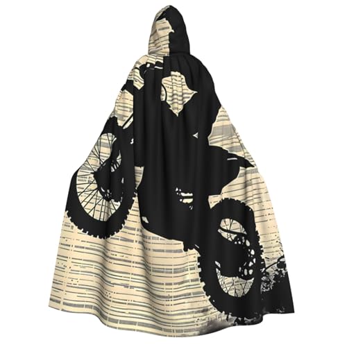 ZORIN Kapuzenumhang, Halloween-Kostüm, 149,9 cm, Robe mit Kapuze, Motocross-Reiter, Retro, Uni, Kostüm-Umhang für Halloween, Weihnachten, Cosplay-Party ZORIN Kapuzenumhang, Halloween-Kostüm, 149,9 cm, Robe mit Kapuze, Motocross-Reiter, Retro, Uni, Kostüm-Umhang für Halloween, Weihnachten, Cosplay-Party von ZORIN