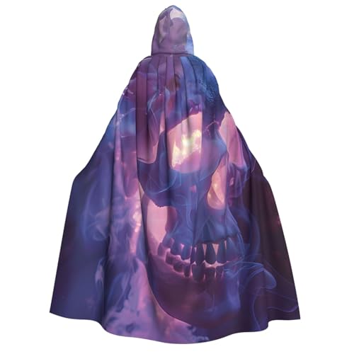 ZORIN Kapuzenumhang, Halloween-Kostüm, 149,9 cm, Robe mit Kapuze, Rose, Totenkopf, schwimmende Form, Uni-Kostüm, Umhang für Halloween, Weihnachten, Cosplay-Party ZORIN Kapuzenumhang, Halloween-Kostüm, 149,9 cm, Robe mit Kapuze, Rose, Totenkopf, schwimmende Form, Uni-Kostüm, Umhang für Halloween, Weihnachten, Cosplay-Party von ZORIN
