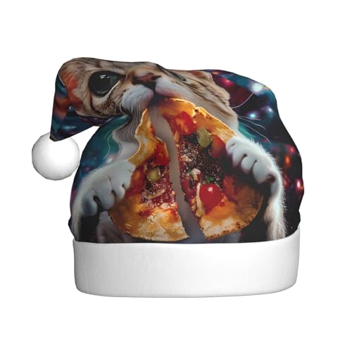 ZORIN Weihnachtsmütze, Katze, Essen, Plüschbesatz, Uni, Weihnachtsmannmütze für Urlaub, Party, Cosplay, Weihnachtsdekoration für Herren, Damen, Erwachsene ZORIN Weihnachtsmütze, Katze, Essen, Plüschbesatz, Uni, Weihnachtsmannmütze für Urlaub, Party, Cosplay, Weihnachtsdekoration für Herren, Damen, Erwachsene von ZORIN
