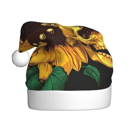 ZORIN Weihnachtsmütze, Sonnenblumen-Schädel, Uni, Plüsch, für Weihnachten, Neujahr, Urlaub, Partyzubehör ZORIN Weihnachtsmütze, Sonnenblumen-Schädel, Uni, Plüsch, für Weihnachten, Neujahr, Urlaub, Partyzubehör von ZORIN