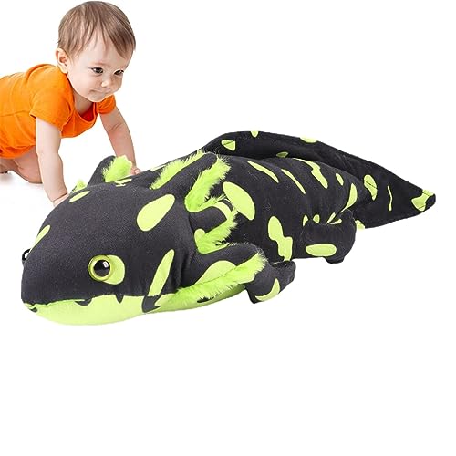 ZORQ Axolotl Plüsch - Niedlicher ausgestopfter Plüsch-Axolotl | Nachtnachtkissen in Tierfor, gefülltes Puppengeschenk für Kinder, weiche Plüschtiere zum Geburtstag, Kindertag von ZORQ