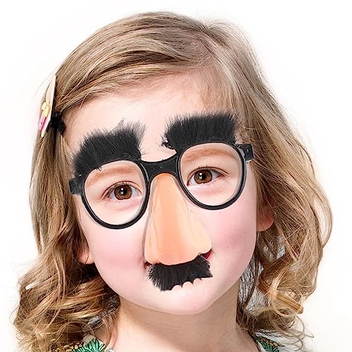 ZORQ Verkleidungsbrille mit Schnurrbart,Alberne Brille mit großer Nase, Augenbrauen und Schnurrbart zur Verkleidung | Lustige Foto-Requisiten, Neuheit, Halloween-Party, Brillen, Partygeschenke ZORQ Verkleidungsbrille mit Schnurrbart,Alberne Brille mit großer Nase, Augenbrauen und Schnurrbart zur Verkleidung | Lustige Foto-Requisiten, Neuheit, Halloween-Party, Brillen, Partygeschenke von ZORQ
