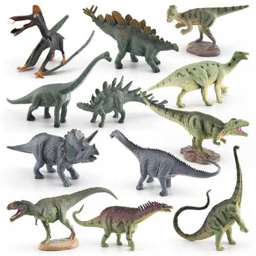 12 Stück Dinosaurier Figuren Spielzeug, Realistische Dinos Spielzeug, Kleine Dinosaurier Figuren, Pädagogisches Spielzeug für Kinder, Dinos Spielzeug für Kindertag Geschenke Weihnachten Party Deko 12 Stück Dinosaurier Figuren Spielzeug, Realistische Dinos Spielzeug, Kleine Dinosaurier Figuren, Pädagogisches Spielzeug für Kinder, Dinos Spielzeug für Kindertag Geschenke Weihnachten Party Deko von ZOSIGN
