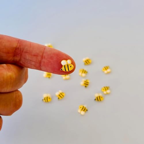 50 Stück Miniatur Bienen Dekoration,Mikro Bienen Deko,Mini Harz Bienen,Bienenform Handwerk Verzierung,für Miniatur-Puppenhaus-Zubehör,Miniatur Garten Dekorations,DIY Haarspangen 50 Stück Miniatur Bienen Dekoration,Mikro Bienen Deko,Mini Harz Bienen,Bienenform Handwerk Verzierung,für Miniatur-Puppenhaus-Zubehör,Miniatur Garten Dekorations,DIY Haarspangen von ZOSIGN
