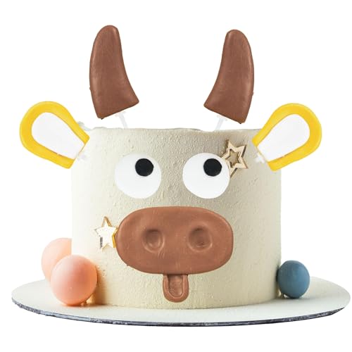 ZOSIGN Kuh Kuchen Kuchendekoration, Bauernhof Tier Kuchen Dekoration, Cow Cupcake Topper, Picks Kuh Kuchen Dekorationen, für Kuh Thema Babyparty, Kinder Geburtstag Party ZOSIGN Kuh Kuchen Kuchendekoration, Bauernhof Tier Kuchen Dekoration, Cow Cupcake Topper, Picks Kuh Kuchen Dekorationen, für Kuh Thema Babyparty, Kinder Geburtstag Party von ZOSIGN