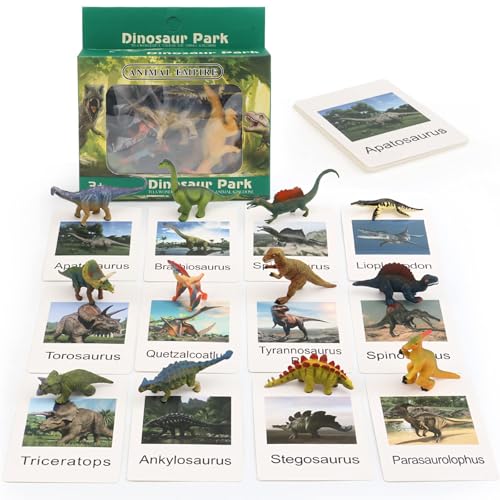 ZOSIGN Mini Dinosaurier Figuren, 12 Stück Dinosaurier Spielzeug mit Flash-Karten, Realistische Kleine Dinosaurier Figur, Kreativ Lernspielzeug, für Kinder Jungen und Mädchen Kindertag Geschenke ZOSIGN Mini Dinosaurier Figuren, 12 Stück Dinosaurier Spielzeug mit Flash-Karten, Realistische Kleine Dinosaurier Figur, Kreativ Lernspielzeug, für Kinder Jungen und Mädchen Kindertag Geschenke von ZOSIGN