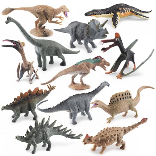 ZOSIGN 12 Stück Dinosaurier Spielzeug Set, Realistische Dinos Spielzeug, Dinosaurier Kuchen Deko, Pädagogisches Spielzeug für Kinder, Dinos Spielzeug für Kindertag Geschenke Weihnachten Party Deko ZOSIGN 12 Stück Dinosaurier Spielzeug Set, Realistische Dinos Spielzeug, Dinosaurier Kuchen Deko, Pädagogisches Spielzeug für Kinder, Dinos Spielzeug für Kindertag Geschenke Weihnachten Party Deko von ZOSIGN