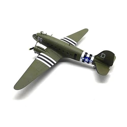 ZOUSANG Decorate Airplane 1/100 for C-47 DC3 Transport Aircraft Model Die Cast Metal Alloy Plane Static Scale Planes for Collection or Gift (Size : C-47 D-Style) von ZOUSANG