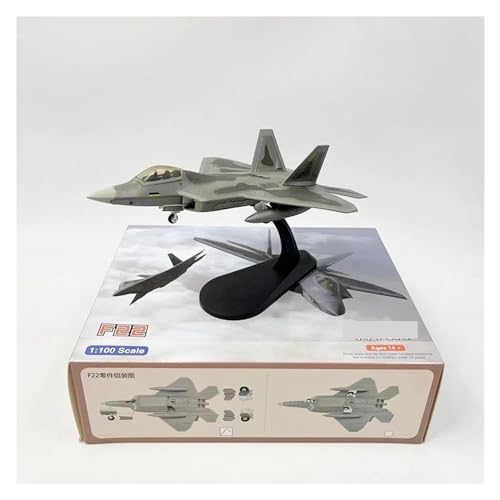 ZOUSANG Decorate Airplane 1/100 for Lockheed F-22 F22 Raptor Fighter USA Army Air Force Druckguss Metall Flugzeug Modell Militärflugzeug for Collection or Gift ZOUSANG Decorate Airplane 1/100 for Lockheed F-22 F22 Raptor Fighter USA Army Air Force Druckguss Metall Flugzeug Modell Militärflugzeug for Collection or Gift von ZOUSANG