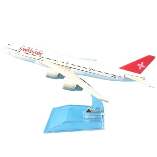 ZOUSANG Decorate Airplane 16 cm for Swiss Air Airlines Boeing 747 B747 200 Airways Flugzeug Legierung Metall Modell W Stand Flugzeuge for Collection or Gift ZOUSANG Decorate Airplane 16 cm for Swiss Air Airlines Boeing 747 B747 200 Airways Flugzeug Legierung Metall Modell W Stand Flugzeuge for Collection or Gift von ZOUSANG