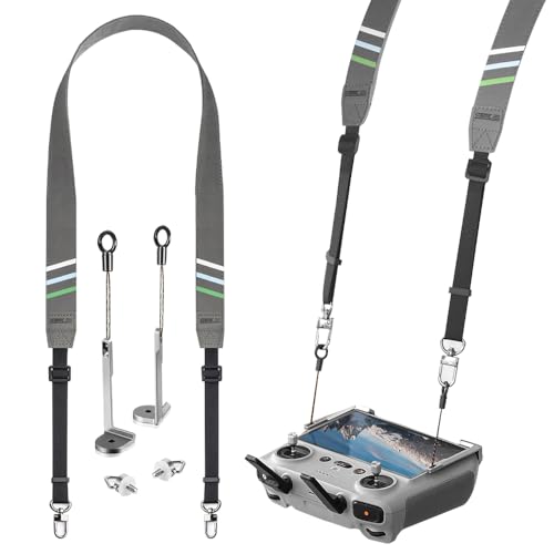 ZOYDP Gurt für RC/RC 2/Rc Pro Controller, Halsband Tragegurt für DJI Mini 4 Pro/Mini 3 pro/Mavic 3/Air 3S, Verstellbarer Schultergurt, Lanyard Zubehör für Drohnenfernbedienung ZOYDP Gurt für RC/RC 2/Rc Pro Controller, Halsband Tragegurt für DJI Mini 4 Pro/Mini 3 pro/Mavic 3/Air 3S, Verstellbarer Schultergurt, Lanyard Zubehör für Drohnenfernbedienung von ZOYDP