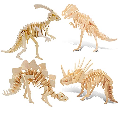 3D Dinosaurier Puzzles,3D Puzzle Dinosaurier,Holz Dinosaurier,Dinosaurier 3D Puzzle,Dinosaurier aus Holz,3D Holz Puzzle für Kinder,Dinosaurier Modell,Geschenke für Kinder und Erwachsene von ZPPLD