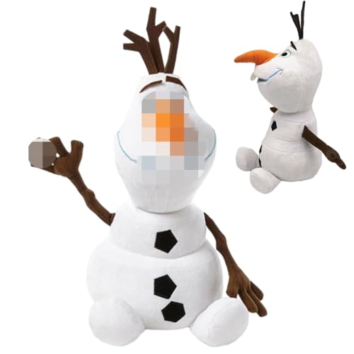 Snowman Plush Toys, Stofftier Schneemann, Soft And Cuddly Toy, Kuscheltier Schneemann Plüschfigur Spielzeug Für Kinder, Geschenk Für Weihnachten, Geburtstag, Weiß, 30cm von ZPSOSPZ