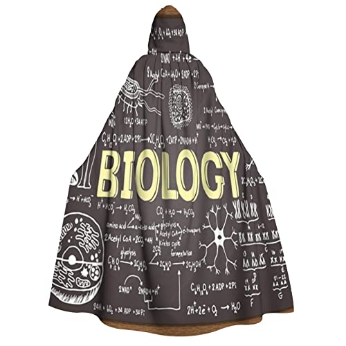 Halloween Umhang mit Kapuze, für Erwachsene Unisex Hexenkostüm - Cosplay Cloaks, handgeschriebene Biologie _16 Halloween Umhang mit Kapuze, für Erwachsene Unisex Hexenkostüm - Cosplay Cloaks, handgeschriebene Biologie _16 von ZQBDFC