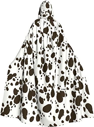 ZQBDFC Erwachsene Unisex Kapuzenumhang Dalmatiner Haut Muster mit Kapuze für Halloween Weihnachten Cosplay Damen Kostüm #5465, 16''x59''x71'', Einfarbig ZQBDFC Erwachsene Unisex Kapuzenumhang Dalmatiner Haut Muster mit Kapuze für Halloween Weihnachten Cosplay Damen Kostüm #5465, 16''x59''x71'', Einfarbig von ZQBDFC