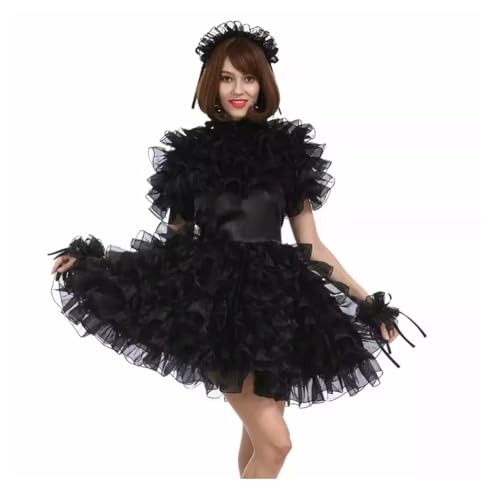 ZQIAOYUUPHOWF Männer Und Frauen Maid Sissy Können Satin -Chiffon -Kleid -Cosplay -Kostüm Lolita Sperren,Männer,Xxl ZQIAOYUUPHOWF Männer Und Frauen Maid Sissy Können Satin -Chiffon -Kleid -Cosplay -Kostüm Lolita Sperren,Männer,Xxl von ZQIAOYUUPHOWF