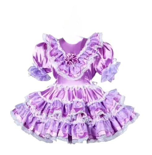 ZQIAOYUUPHOWF Männer Und Frauen Sissy Lockable Kleid Französisch Maid Cosplay Kostüme Lolita,FRAUEN,S von ZQIAOYUUPHOWF