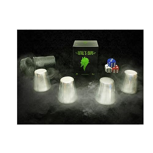 ZQION Devil's Cups Zaubertricks Nahaufnahme Bühne Gimmicks Illusionen Mentalismus Magie Requisiten Würfel Vorhersage Requisiten für Zauberer ZQION Devil's Cups Zaubertricks Nahaufnahme Bühne Gimmicks Illusionen Mentalismus Magie Requisiten Würfel Vorhersage Requisiten für Zauberer von ZQION